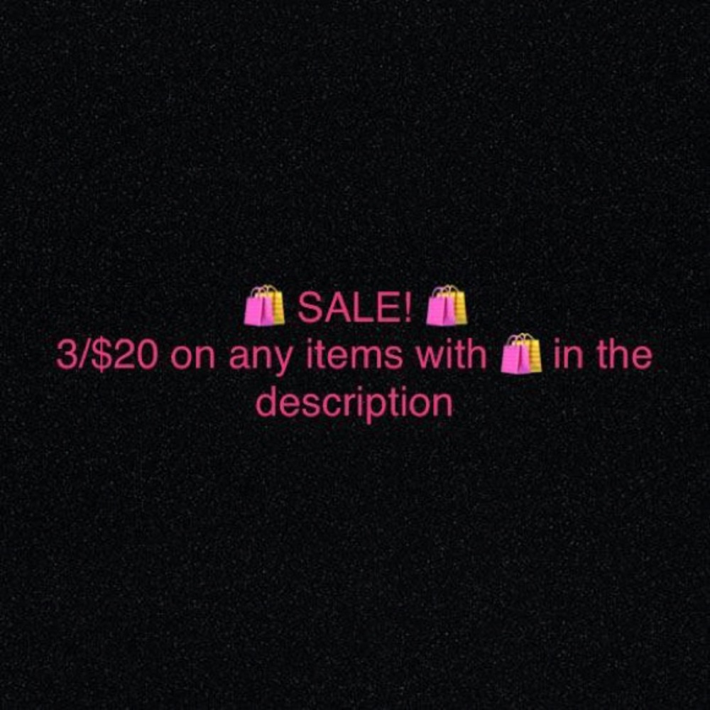 🛍 3/$20 Sale!